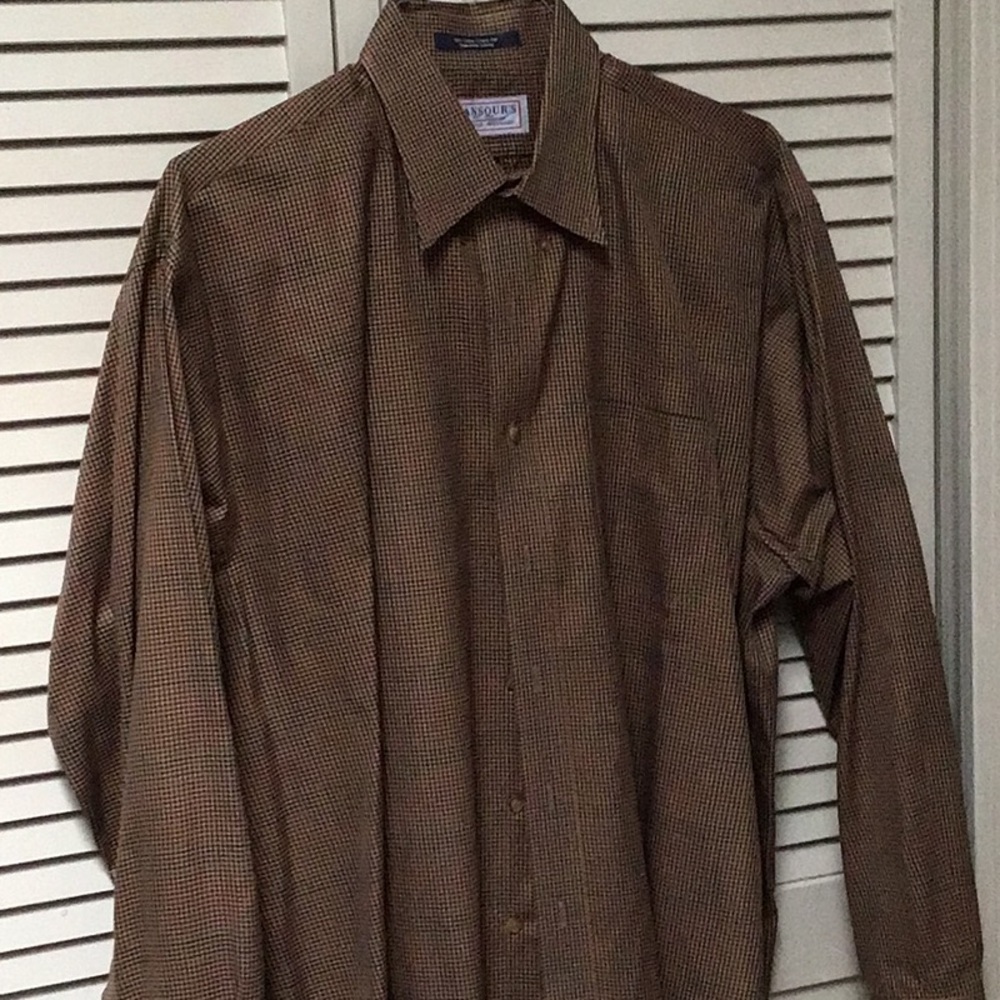 Overton Men’s long sleeve checkered shirt
